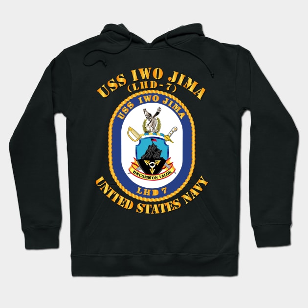 USS Iwo Jima (LHD-7) Hoodie by twix123844